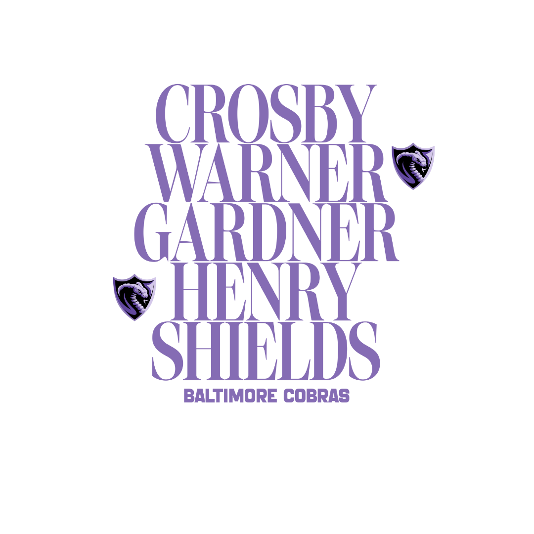 PRE-ORDER Clear Baltimore Cobras Iced Coffee Glass