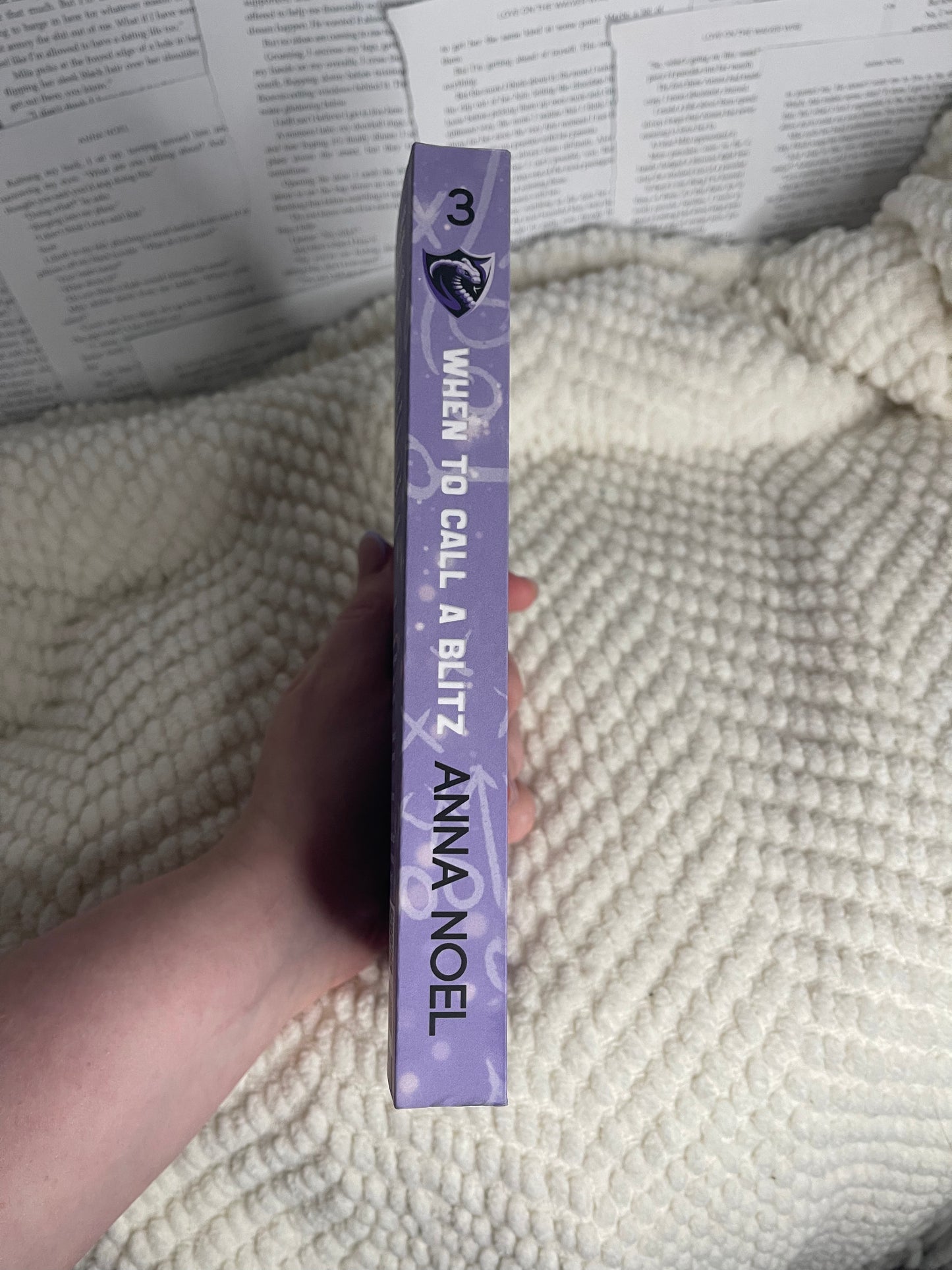 WHEN TO CALL A BLITZ: signed paperback