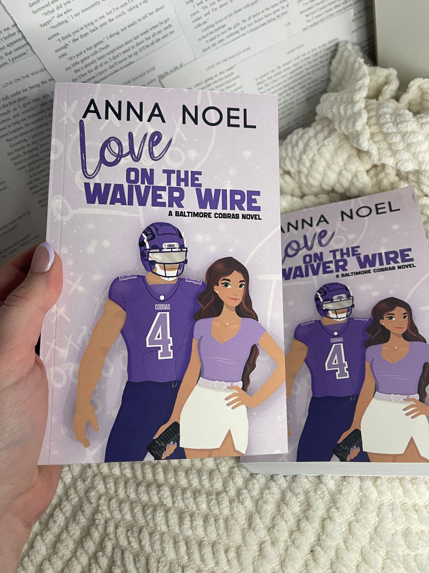 LOVE ON THE WAIVER WIRE: lightly damaged (signed)